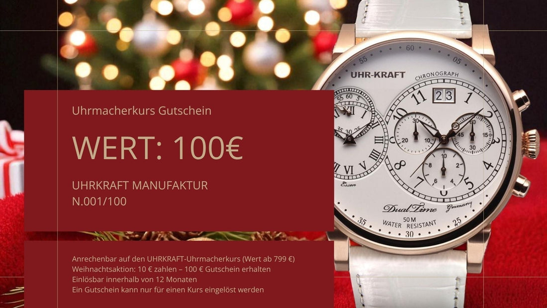 🎄 Mehr als ein Geschenk – erleben Sie echte Uhrmacherkunst