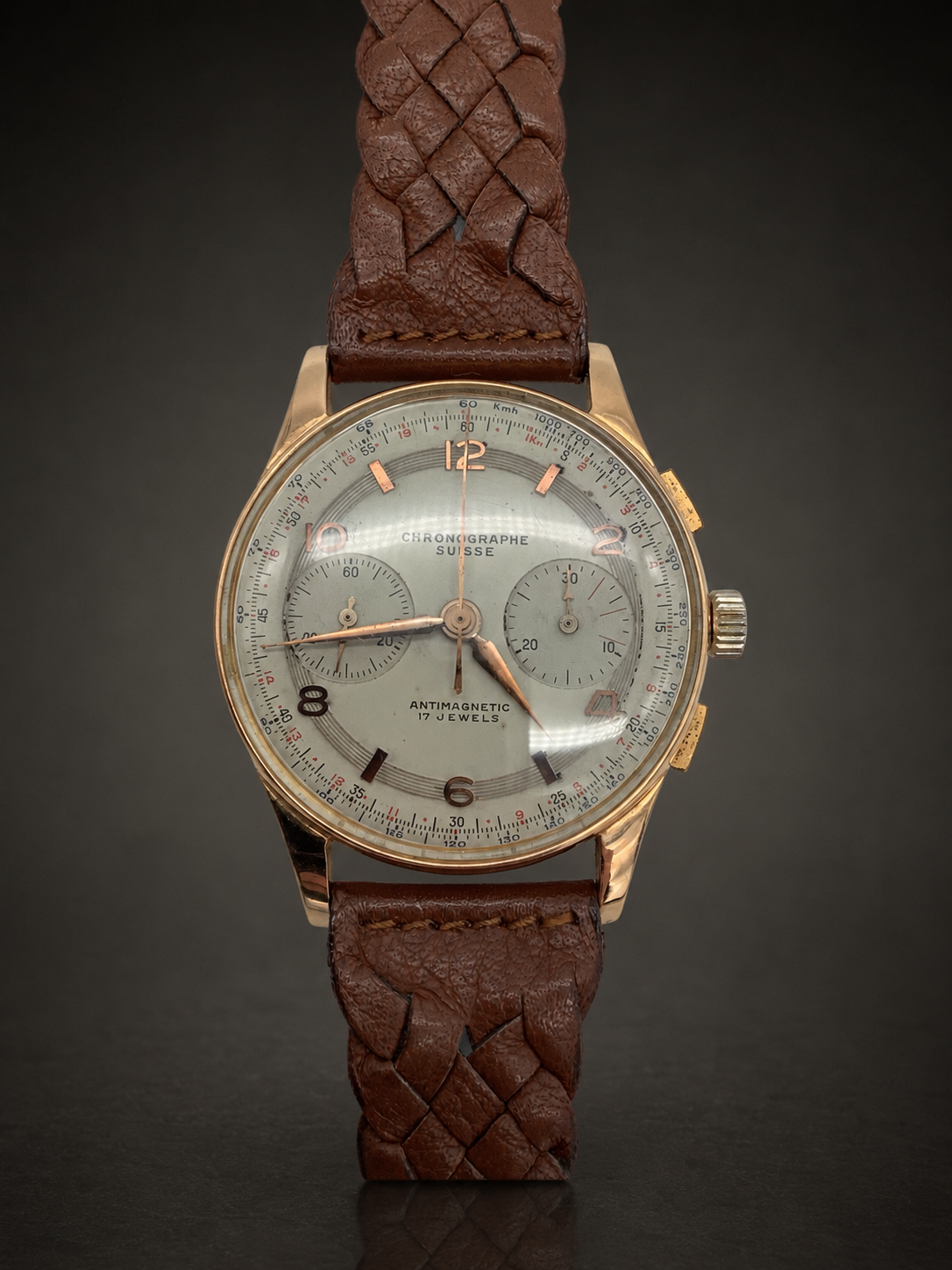 Chronographe Suisse Antimagnetic 18K Gold (38mm)