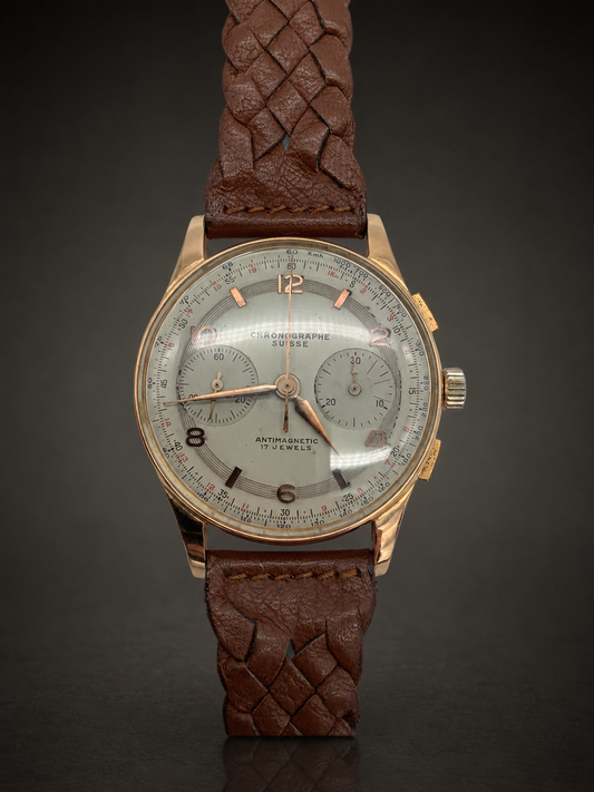 Chronographe Suisse Antimagnetic 18K Gold (38mm)