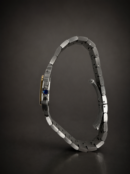 Cartier Santos Edelstahl/18k Gold