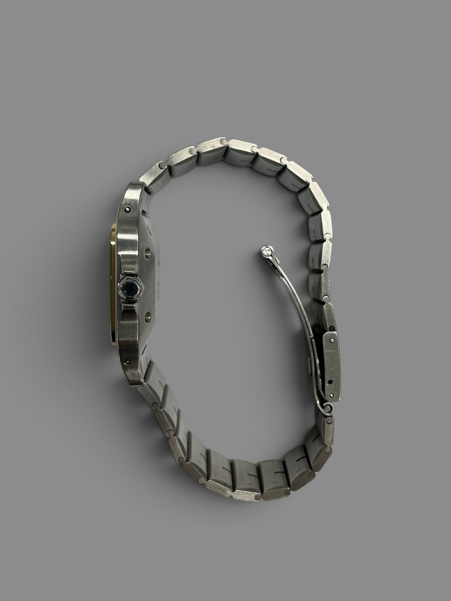 Cartier Santos Edelstahl/18k Gold
