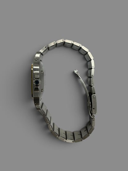 Cartier Santos Edelstahl/18k Gold