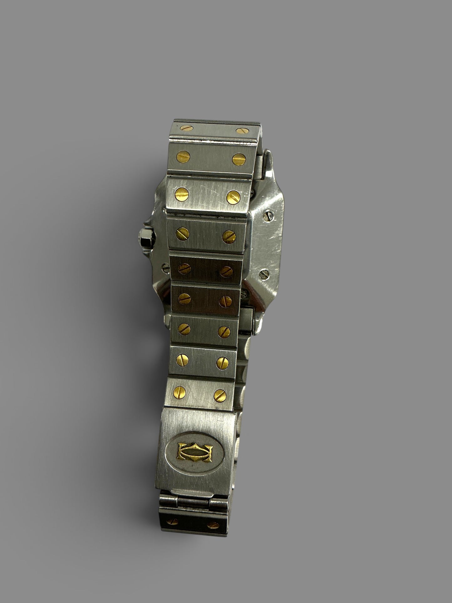 Cartier Santos Edelstahl/18k Gold