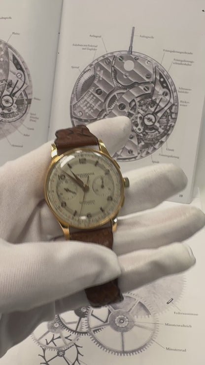 Chronographe Suisse Antimagnetic 18K Gold (38mm)